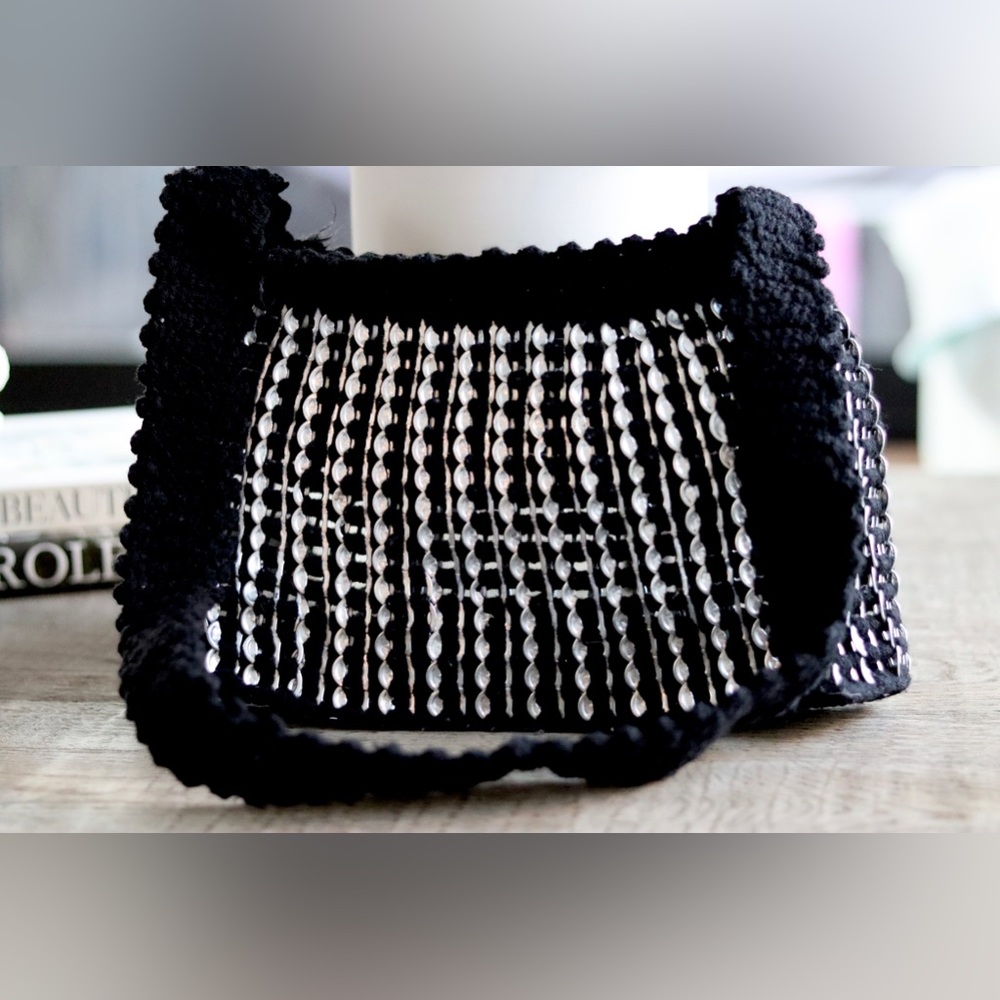 Handmade bottle pop tab purse. Funky fun cool. OOAK.